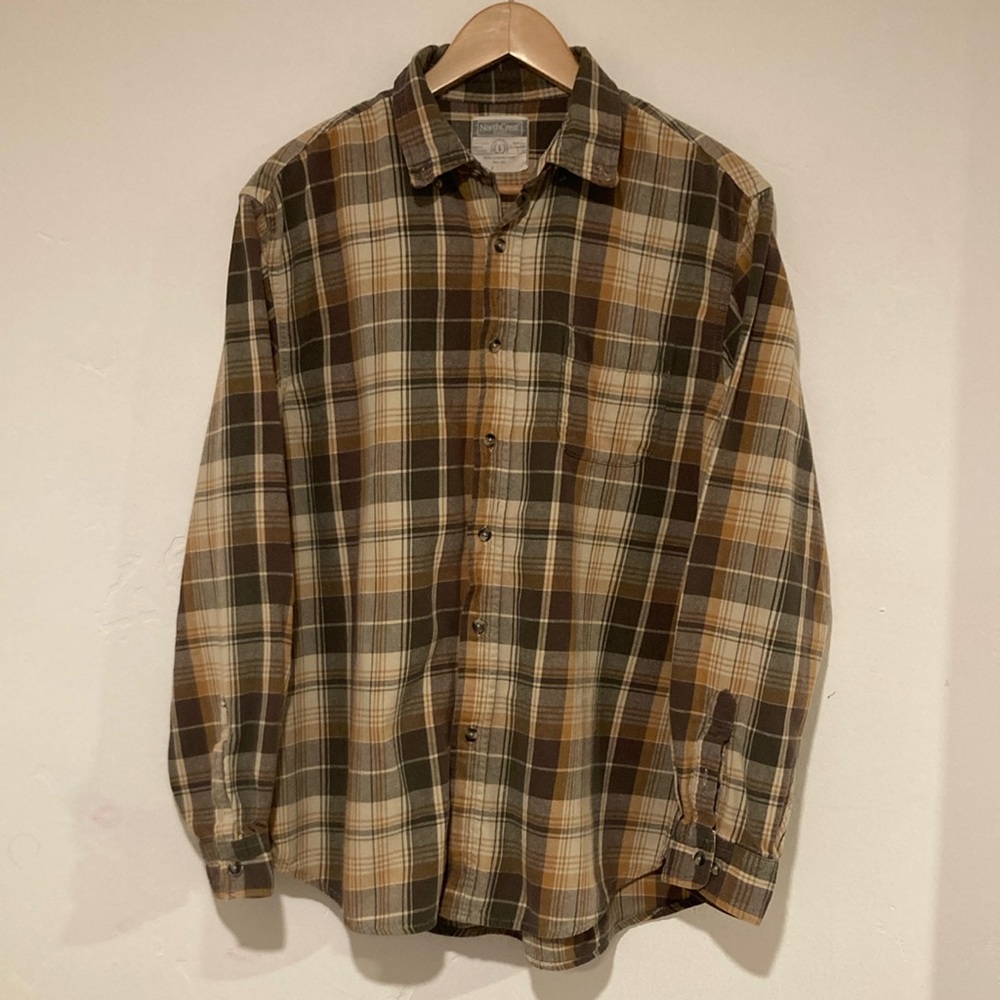 NORTHCREST Men’s Size Large Button Down